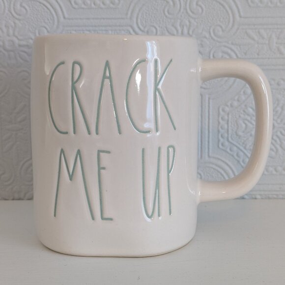Rae Dunn Crack Me Up Coffee Mug - Artisan Collection by Magenta - Picture 1 of 9